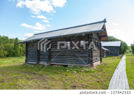Old Wooden House in Rural Area 137842583