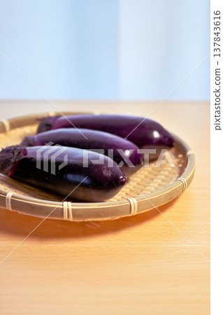 Fresh eggplant 137843616