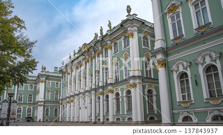 The Winter Palace on Palace Square in St. Petersburg The Winter Palace on Palace Square in St. Petersburg 137843937