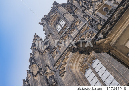 St. Vitus Cathedral, Prague . Czech Republic St. Vitus Cathedral, Prague . Czech Republic 137843948