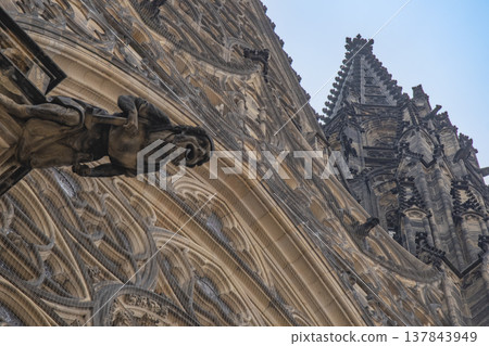 St. Vitus Cathedral, Prague . Czech Republic St. Vitus Cathedral, Prague . Czech Republic 137843949