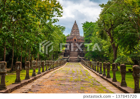 Phanom Rung Historical Park built by rock at Phanom Rung mountain buriram province, Attractions in Thailand Phanom Rung Historical Park built by rock at Phanom Rung mountain buriram province, Attractions in Thailand 137845720