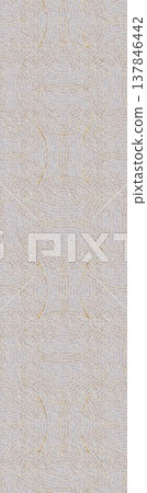 Collection of muted vintage floral and paisley seamless patterns with soft neutral tones 137846442