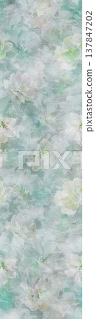 Collection of elegant floral and textured seamless patterns with soft muted and neutral tones 137847202