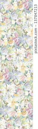 Collection of elegant floral and textured seamless patterns with soft muted and neutral tones Collection of elegant floral and textured seamless patterns with soft muted and neutral tones 137847213