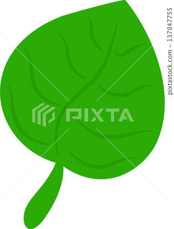 Round Green Leaf PNG Illustration Round Green Leaf PNG Illustration 137847755