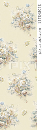 Collection of delicate vintage floral and striped seamless patterns with soft muted tones Collection of delicate vintage floral and striped seamless patterns with soft muted tones 137848038