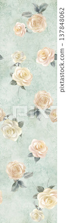 Collection of delicate vintage floral and striped seamless patterns with soft muted tones Collection of delicate vintage floral and striped seamless patterns with soft muted tones 137848062