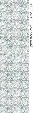 Collection of elegant floral and landscape seamless patterns with soft pastel and neutral tones Collection of elegant floral and landscape seamless patterns with soft pastel and neutral tones 137848344