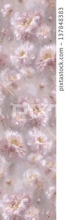 Collection of elegant floral and landscape seamless patterns with soft pastel and neutral tones Collection of elegant floral and landscape seamless patterns with soft pastel and neutral tones 137848383