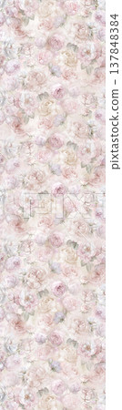 Collection of elegant floral and landscape seamless patterns with soft pastel and neutral tones Collection of elegant floral and landscape seamless patterns with soft pastel and neutral tones 137848384