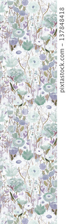Collection of delicate vintage floral and butterfly seamless patterns with soft muted tones Collection of delicate vintage floral and butterfly seamless patterns with soft muted tones 137848418