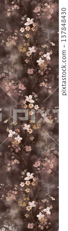 Collection of delicate vintage floral and butterfly seamless patterns with soft muted tones Collection of delicate vintage floral and butterfly seamless patterns with soft muted tones 137848430