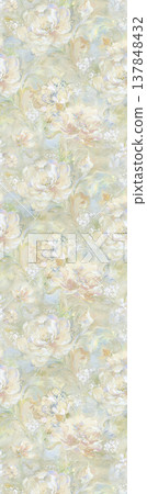 Collection of delicate vintage floral and butterfly seamless patterns with soft muted tones Collection of delicate vintage floral and butterfly seamless patterns with soft muted tones 137848432