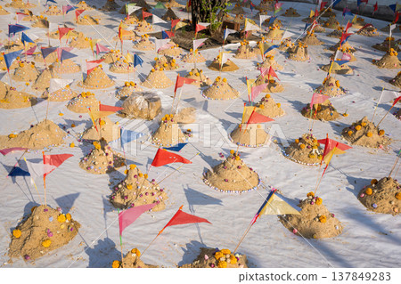 Songkran Festival in Thailand 137849283