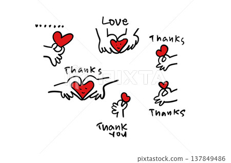 Simple Valentine's Day illustration Simple Valentine's Day illustration 137849486