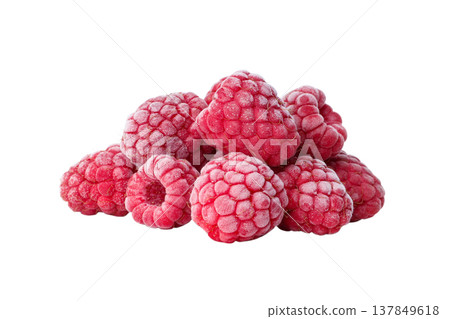 Raspberries are mixed and frozen for quick use, PNG Raspberries are mixed and frozen for quick use, PNG 137849618