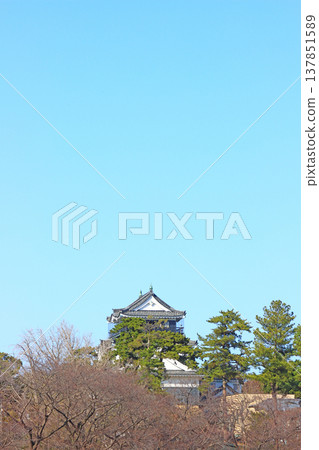 Scenery of Okazaki Castle, Okazaki City, Aichi Prefecture 137851589