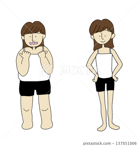 Fat people thin people 137851806