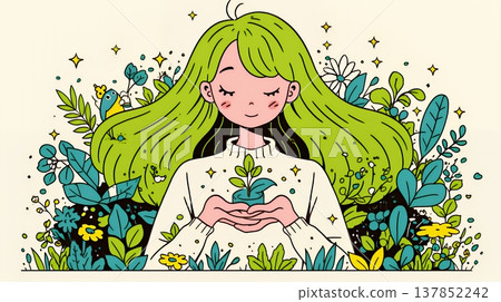 ESG Management and Sustainability Business Concepts | Illustrations for Companies Representing Environment, Society, and Governance 137852242