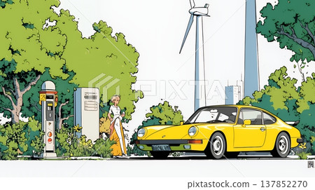 ESG管理與永續發展商業理念 | 代表環境、社會與治理的企業插圖 137852270