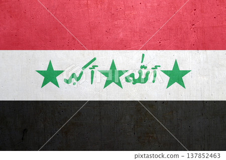 Grunge flag of Iraq 137852463
