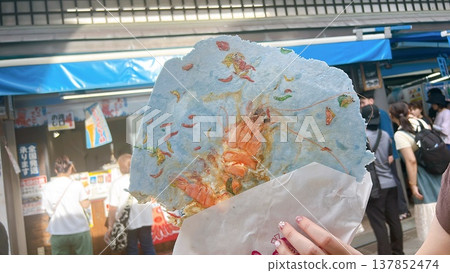 Enoshima's whole roasted octopus crackers Enoshima's whole roasted octopus crackers 137852474