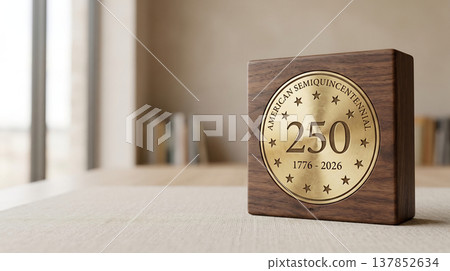 American Semiquincentennial 250th Anniversary Commemorative Plaque 1776-2026 137852634