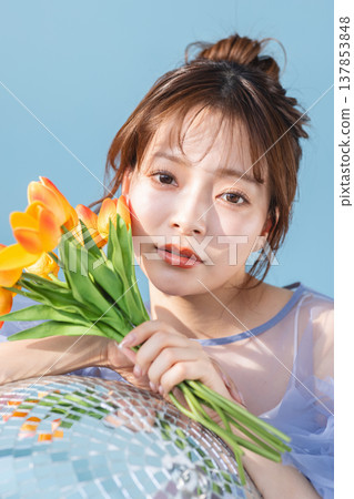 Beauty image of young women 137853848
