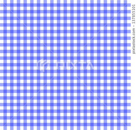 Cute blue fashion seamless pattern of style. Scottish tartan vichy plaid graphic texture for dress, skirt, scarf, throw, jacket, fashion fabric print. Vector illustration Cute blue fashion seamless pattern of style. Scottish tartan vichy plaid graphic texture for dress, skirt, scarf, throw, jacket, fashion fabric print. Vector illustration 137855101