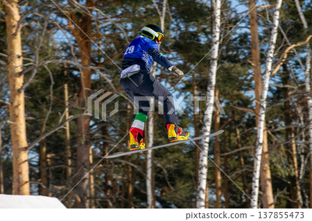 Italian national team snowboarder Italian national team snowboarder 137855473