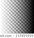 Wallpaper image, imitation of a transparent background, gray and white even squares. Black cover layer with overlap effect. Transparent background for your designs. Seamless pattern. Vector graphic 137855959