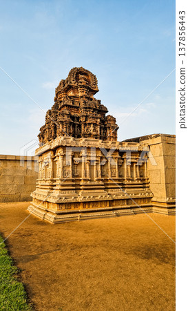 Hazara Raama hindu Temple in the Hampi, India 137856443