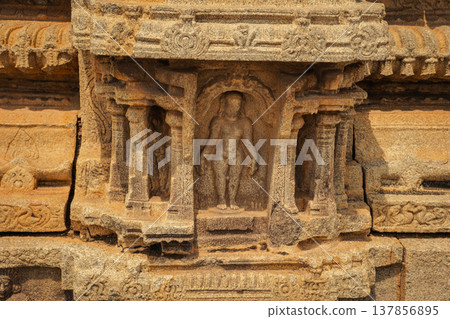 Vitthala Temple in Hampi, India. Part of the Group of Monuments at Hampi, designated as a UNESCO World Heritage Site Vitthala Temple in Hampi, India. Part of the Group of Monuments at Hampi, designated as a UNESCO World Heritage Site 137856895