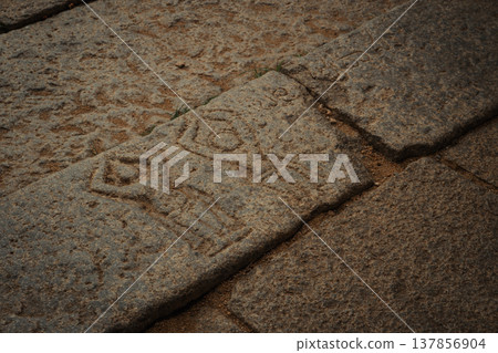 Vitthala Temple in Hampi, India. Part of the Group of Monuments at Hampi, designated as a UNESCO World Heritage Site Vitthala Temple in Hampi, India. Part of the Group of Monuments at Hampi, designated as a UNESCO World Heritage Site 137856904