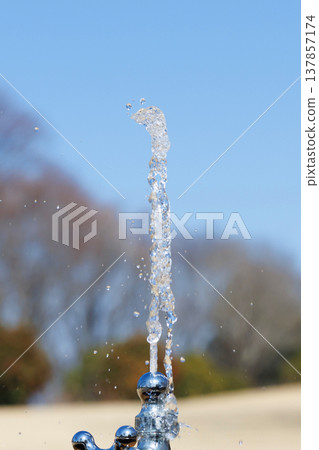 Park drinking fountain Park drinking fountain 137857174