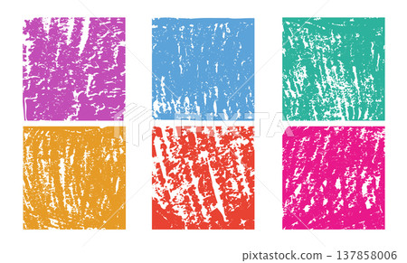Color crayon texture frames, scribbles and doodles Color crayon texture frames, scribbles and doodles 137858006