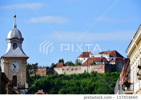 Romania, Transylvania, Brașov, Church of Saints Peter and Paul, Fortress of Straya Romania, Transylvania, Brașov, Church of Saints Peter and Paul, Fortress of Straya 137858660
