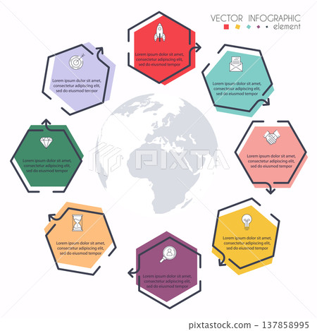 Vector info graphics for your business presentations. Can be used for website layout, numbered banners, diagram, horizontal cutout lines, web design. Vector info graphics for your business presentations. Can be used for website layout, numbered banners, diagram, horizontal cutout lines, web design. 137858995