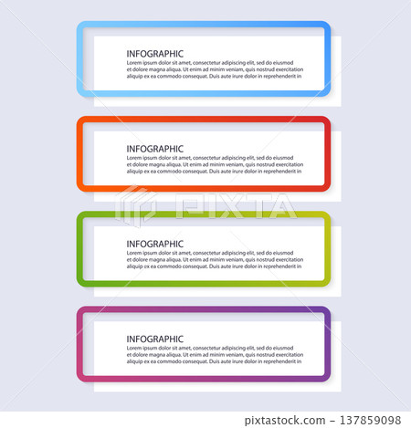 Vector info graphics for your business presentations. Can be used for website layout, numbered banners, diagram, horizontal cutout lines, web design. Vector info graphics for your business presentations. Can be used for website layout, numbered banners, diagram, horizontal cutout lines, web design. 137859098