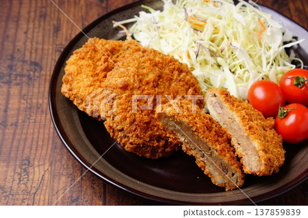 Delicious minced meat cutlet Delicious minced meat cutlet 137859839