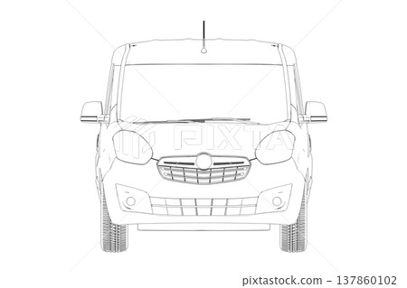 car outline drawing, sketch, contour image car outline drawing, sketch, contour image 137860102