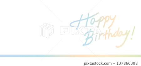 手寫“生日快樂” 137860398