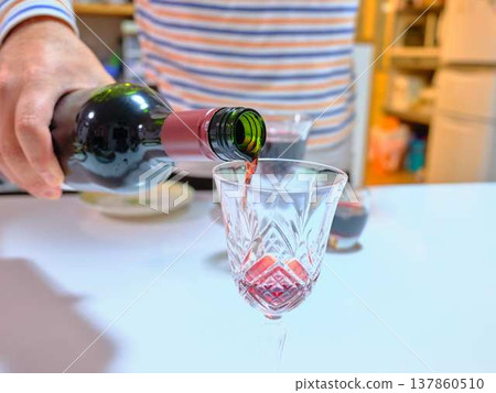man pouring wine man pouring wine 137860510