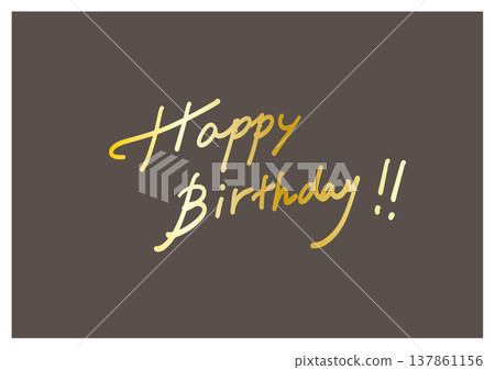 手寫“生日快樂” 137861156