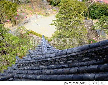 A castle tower of Kochi Castle A castle tower of Kochi Castle 137861415