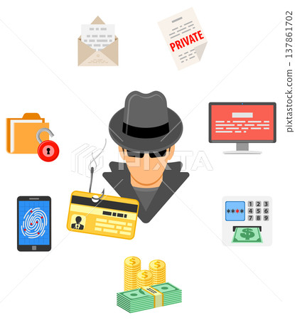 Cyber Crime Banners 137861702