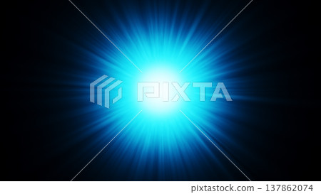 Background material with light, halo, and sun effect (blue) Background material with light, halo, and sun effect (blue) 137862074