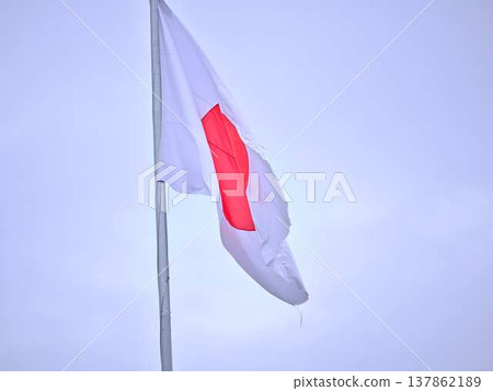 高知城的日本國旗 高知城的日本國旗 137862189