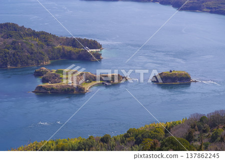 The ruins of Noshima Castle, floating in the Seto Inland Sea The ruins of Noshima Castle, floating in the Seto Inland Sea 137862245